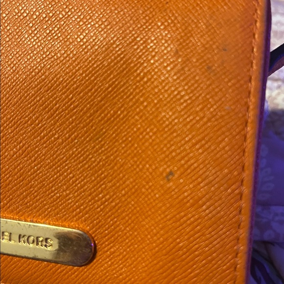 Michael Kors Tangerine Leather Wallet - Picture 7 of 7